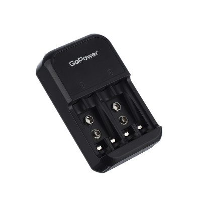 00-00031387 iClever 500 Зарядное устройство для аккумуляторов AA/AAA/Крона, 4 слота, GoPower