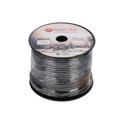 CAT6SFBK-100 Кабель цифровой CAT6SF/UTP, черный, 100м, Feby Cable