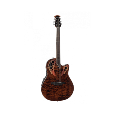 OVATION CE44P-TGE Celebrity Elite Plus Mid Cutaway Dark Tiger Eye гитара электроакустическая