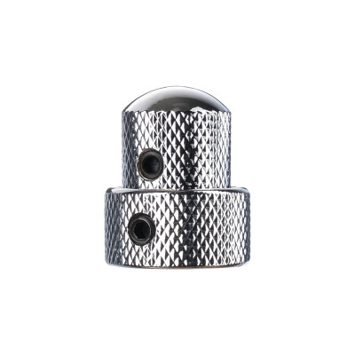 NC002-CR Ручка потенциометра, двойная, хром, Paxphil