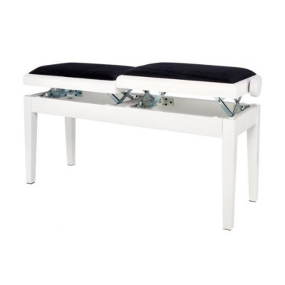 GEWA Piano bench Deluxe Double White matt банкетка для пианино двойная