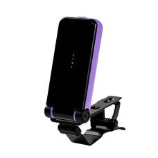 FT01-PR Тюнер на прищепке, фиолетовый, Flamma