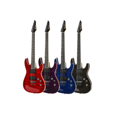 BULLFIGHTER D-170 PRP электрогитара, цвет фиолетовый, чехол в комплекте