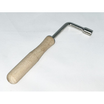 KTP-1 Ключ для настройки лир, прижима кахона, стальной с деревянной ручкой 4х4мм, Мозеръ