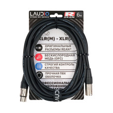 LA-R-MC/6 - STAGE SERIES (REAN), Микрофонный кабель, XLR, 6 метров, LAudio