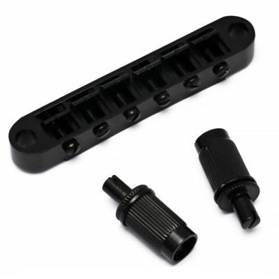 BM-01-BK Бридж Tune-O-Matic, черный, Metallor