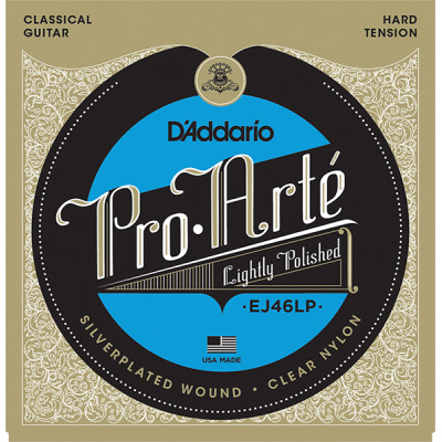 EJ46LP Pro-Arte Composite Комплект струн для классической гитары, сильное натяжение, D'Addario
