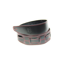 FL60046L21L Leather 21 Ремень для гитары, кожаный, черный, Fidel
