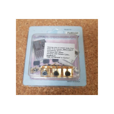 Фиксатор струн на головке грифа (Floyd rose) PARTS PL001GD, 42мм, позолоченный