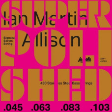ASP-45103 Ian Allison Комплект струн для бас-гитары, сталь, 45-103, La Bella