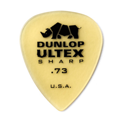 433P.73 Ultex Sharp Медиаторы 6шт, толщина 0,73мм, Dunlop