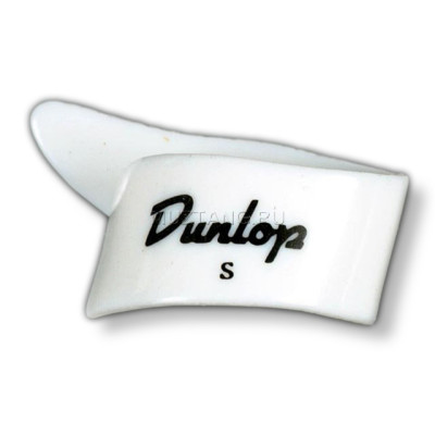 DUNLOP 9001R White Plastic Thumbpicks Small упаковка медиаторов - когтей (12шт.)