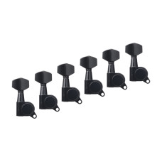 MH-04-BK-6L Колки для гитары 6л, черные, Metallor MH-04-BK-6L Колки для гитары 6л, черные, Metallor