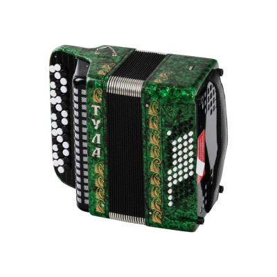 BN-42-GR Баян "Тула" 40х60-1, детский, зеленый, Тульская Гармонь