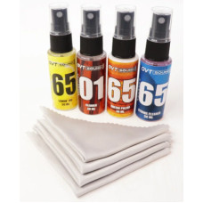 oil_cl_pol_sc_4n_30 Комплект для ухода за гитарой: лимонное масло, 2 очистителя, полироль, OVTSound