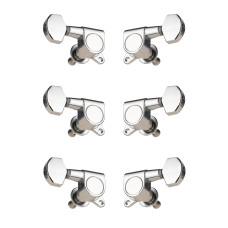 J-02-3+3-CR Колки для гитары 3+3, хром, Paxphil