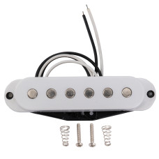 MX2295WH Звукосниматель сингл Strat, нек (neck), белый, Musiclily