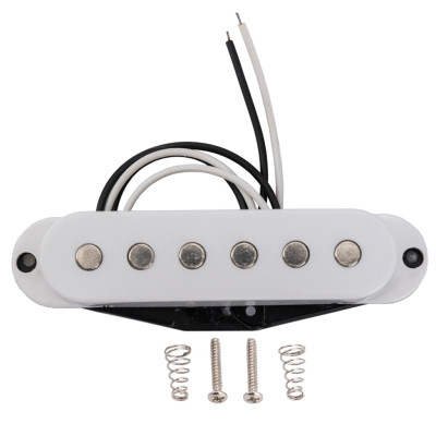 MX2295WH Звукосниматель сингл Strat, нек (neck), белый, Musiclily