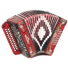 S6XL-A-RED Гармонь "Чайка 204" 25х25-II, красная, Шуйская гармонь S6XL-A-RED Гармонь "Чайка 204" 25х25-II, красная, Шуйская гармонь