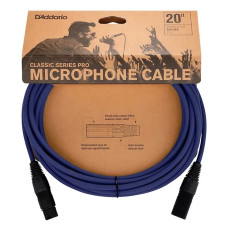 PW-CPMIC-20DBU Classic Series Pro Микрофонный кабель, 6м, тёмно-синий, D'Addario