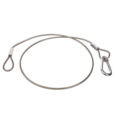 BXS04S760-PVC Страховочный трос, 760мм, 60кг, Laudio