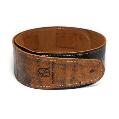 MB6061-126-1 Ремень для гитары, кожаный, песочный лофт, Mamba straps