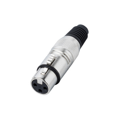 BESPECO XLR3FX Разъем XLR-F кабельный никель 3pin