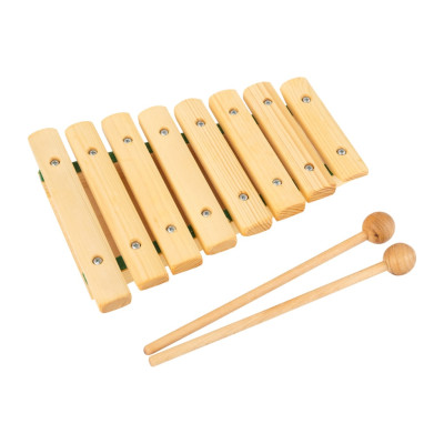 MD-KS-8P Ксилофон 8 нот, с резонатором, тонировка, Музыка Детям