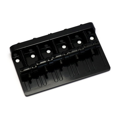 BB-20-BK Бридж (струнодержатель) бас-гитары, черный, Metallor