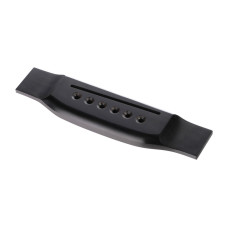 F-2802 Струнодержатель акустической гитары, черное дерево, Hosco