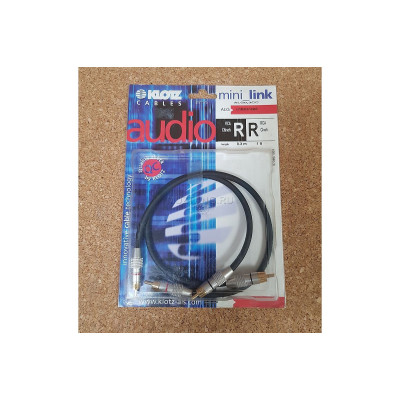 KLOTZ ALG-0,3 CC Unbalanced аудиокабель (2шт) RCA - RCA (0,3м)