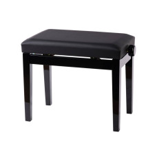 HY-PJ010-GLOSS-BLACK Банкетка, черная, искусственная кожа, Rin HY-PJ010-GLOSS-BLACK Банкетка, черная, искусственная кожа, Rin