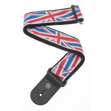 50A11 Тканный ремень для гитары, рисунок «Union Jack», Planet Waves