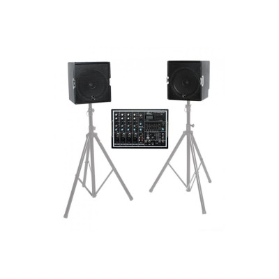 Alpha Audio A-Amp Compact 700 Coax комплект активной акустики с интегрированным микшером