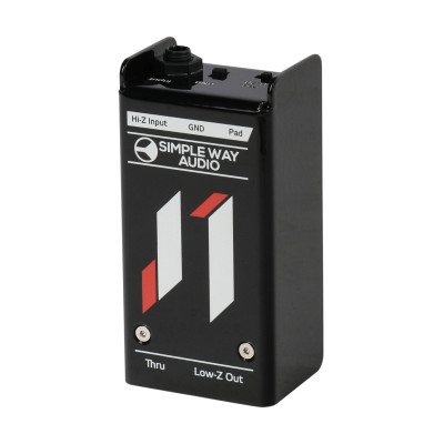 J1mini D.I. Box Дибокс, преобразователь сигнала для гитары, активный, Simpleway Audio
