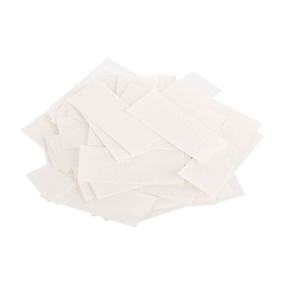 OPCW Бумажное конфетти 20х50мм, белый, упаковка 1 кг, Foix