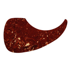 376B-SM-SHL Защитная накладка для акустической гитары, маленькая, цвет черепашьего панциря, D'Andrea