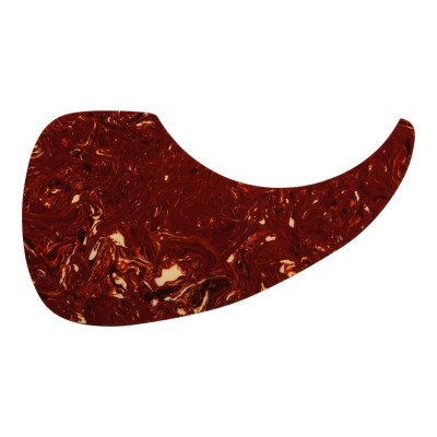 376B-SM-SHL Защитная накладка для акустической гитары, маленькая, цвет черепашьего панциря, D'Andrea