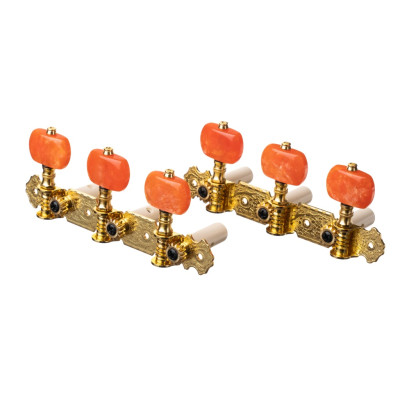 AOS-020B2P Комплект колковой механики на планке, позолоченный, Alice