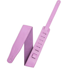 M26GFP-PNK Pastel Leather Series Ремень для гитары, кожаный, розовый, Levy's