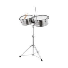 Latin Percussion LP1314-S Timbales Prestige Solid Stainless Steel два тимбала 13" и 14"