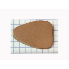 P02 Медиатор кожаный для балалайки секунда, альт, Мозеръ