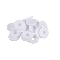 PF20 Шайба для крепления ремня, войлок, белая, комплект 20 шт, Paxphil