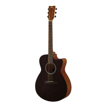FS400C-SMB Гитара акустическая, с вырезом, черная, Yamaha