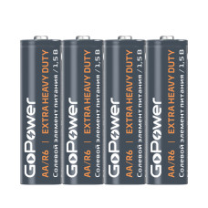 00-00015592 Carbon Zinc PRO Элемент питания AA/R6 солевой 1.5В, 4шт, GoPower