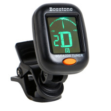 Bosstone BGT-A220 Тюнер хроматик, дисплей многоцветный, прищепка, черный