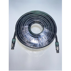 YES-SP002NE-30m Кабель акустический с разъёмами Neutrik Speakon, 30м, YES