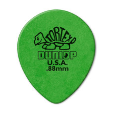 413R.88 Tortex Teardrop Медиаторы 72шт, капля, толщина 0,88мм, Dunlop