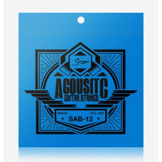 SAB-12 Комплект струн для акустической гитары, латунь, 12-53, Smiger