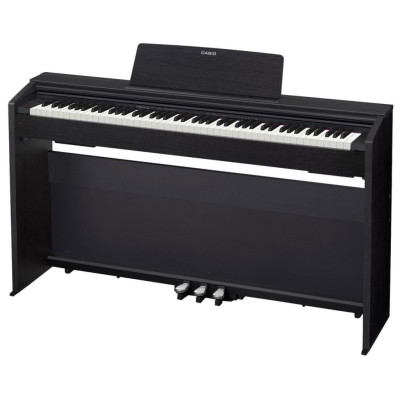 PX-870BK Privia Цифровое пианино со стойкой и педалями, черное, Casio